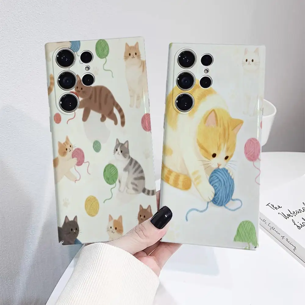 Autumn woolen ball cat Phone Case For Samsung S25 24 23 ULTRA Plus S22 Glossy HD Hard Cover Film Shell
Autumn woolen ball cat Phone Case For Samsung S25 24 23 ULTRA Plus S22 Glossy HD Hard Cover Film Shell