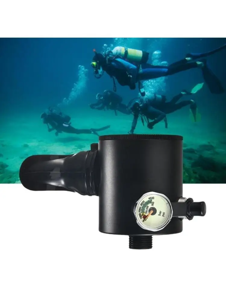 Scubas Oxygen Cylinder Head Breather Valves Adapter Diving Regulator Breather with Gauge Breathing Tube Diving Regulator
Scubas Oxygen Cylinder Head Breather Valves Adapter Diving Regulator Breather with Gauge Breathing Tube Diving Regulator