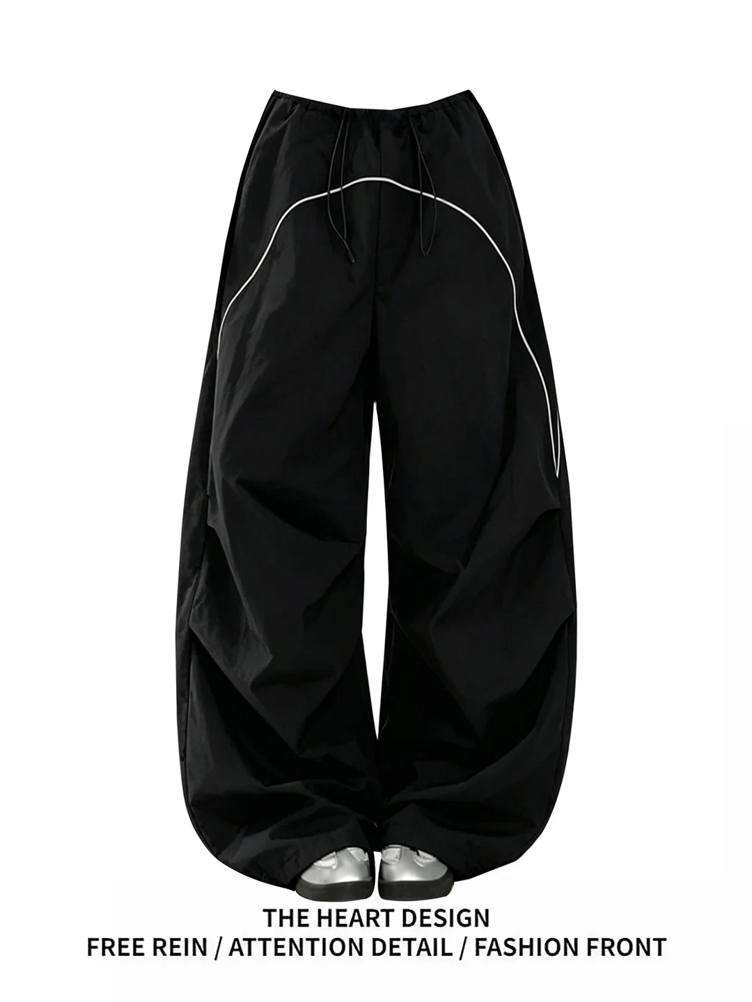 American Style Reflective Strip Design Loose Work Pants Women's Summer Outdoor Sports Lightweight Wide Leg Long Trousers
American Style Reflective Strip Design Loose Work Pants Women's Summer Outdoor Sports Lightweight Wide Leg Long Trousers