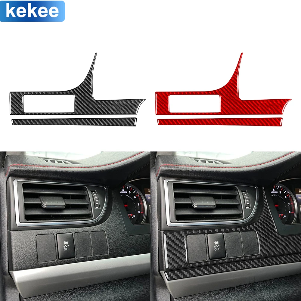 For Toyota Camry 2015 2016 2017 Dashboard Headlight Switch Cover Real Carbon Fiber Stickers Car Interior Moulding Accessories
For Toyota Camry 2015 2016 2017 Dashboard Headlight Switch Cover Real Carbon Fiber Stickers Car Interior Moulding Accessories