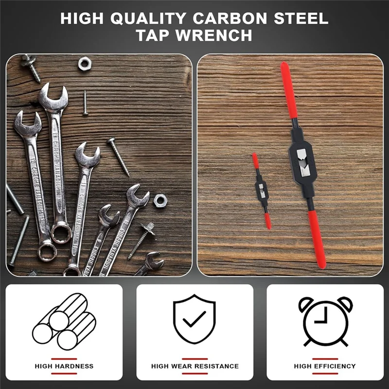 Adjustable Tap Wrench Handle Tap Handle Tool Ratcheting Tap Handle For Tap Reamer Tapping Tool(1/4In-3/4In,1/16In-1/4In) Durable 
Adjustable Tap Wrench Handle Tap Handle Tool Ratcheting Tap Handle For Tap Reamer Tapping Tool(1/4In-3/4In,1/16In-1/4In) Durable