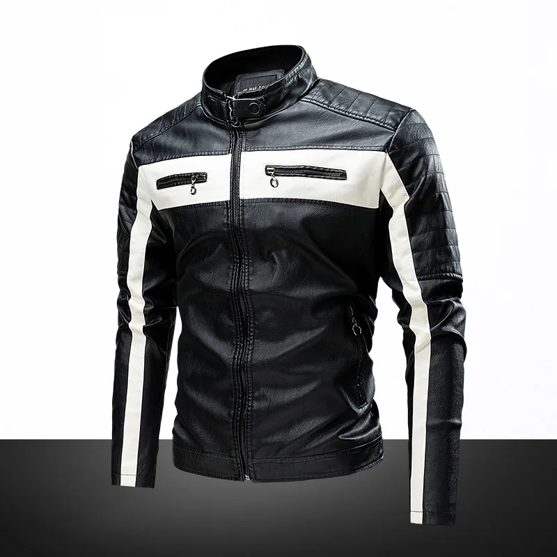 2024 New Men's Patchwork Fashionable Leather Jacket Jacket New Motorcycle Leather Jacket for Men Oversized Men's Clothing
2024 New Men's Patchwork Fashionable Leather Jacket Jacket New Motorcycle Leather Jacket for Men Oversized Men's Clothing