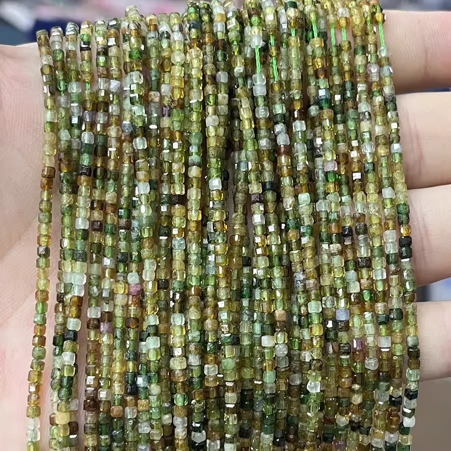 Natural yellow green tourmaline crystal square Loose Beads 15.5" Strand Jewelry Making DIY
Natural yellow green tourmaline crystal square Loose Beads 15.5" Strand Jewelry Making DIY