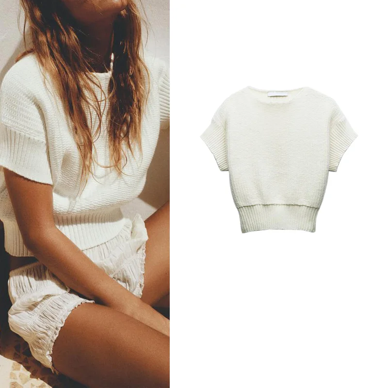 Spring New Lazy Sle round Ne Ribbed Layered Embroidery Me Fine Needle Top 24203 Women's Knittedwear Casual Commute
Spring New Lazy Sle round Ne Ribbed Layered Embroidery Me Fine Needle Top 24203 Women's Knittedwear Casual Commute