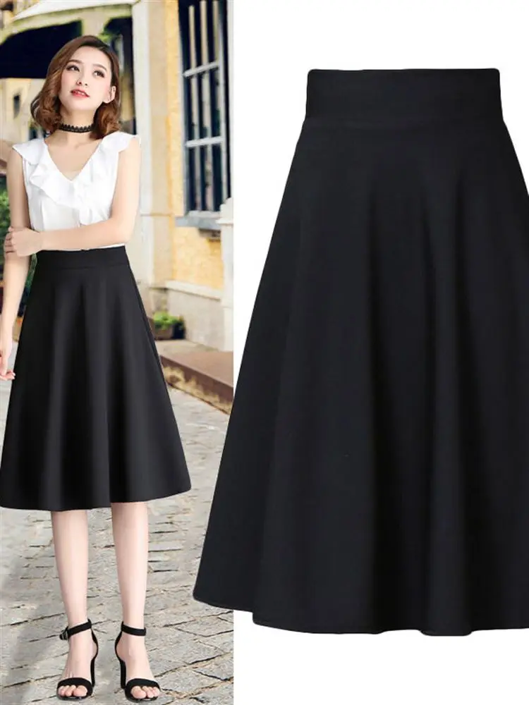 Black A-Line Midi Skirt Pocket Safety Pants Women's plus Size High Waist Long Skirt Commute Style Pear Body Type
Black A-Line Midi Skirt Pocket Safety Pants Women's plus Size High Waist Long Skirt Commute Style Pear Body Type
