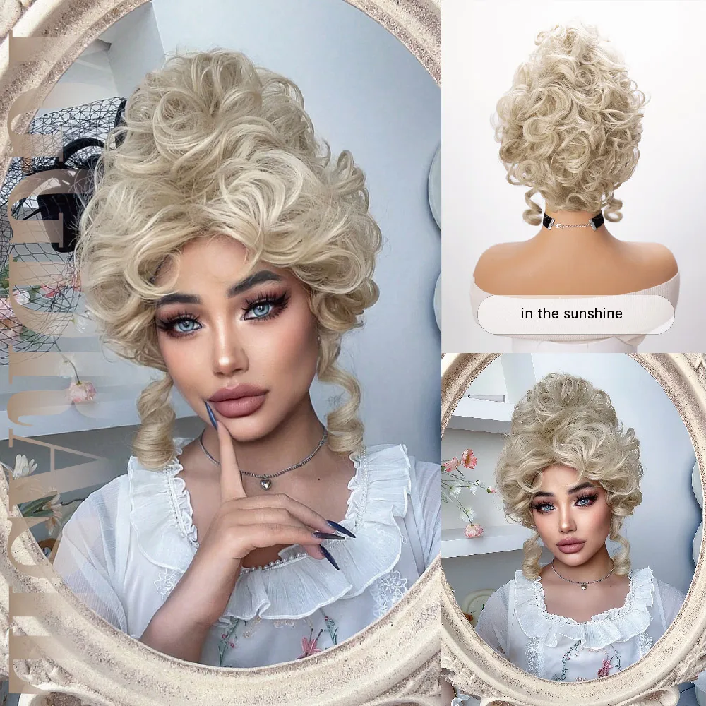 12Inch Sandy Blonde Elegant Style Synthetic Wigs Middle Part Short Natural Curly Hair For Women Daily Use Party Heat Resistant
12Inch Sandy Blonde Elegant Style Synthetic Wigs Middle Part Short Natural Curly Hair For Women Daily Use Party Heat Resistant