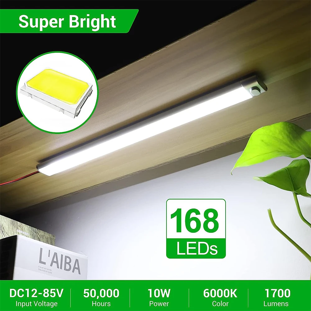 12V LED Interior Light Bar 15.4IN 168LEDs 1700LM 6000K 10W LED Strip Lights For Enclosed Cargo Trailer Car RV (2Pcs)
12V LED Interior Light Bar 15.4IN 168LEDs 1700LM 6000K 10W LED Strip Lights For Enclosed Cargo Trailer Car RV (2Pcs)