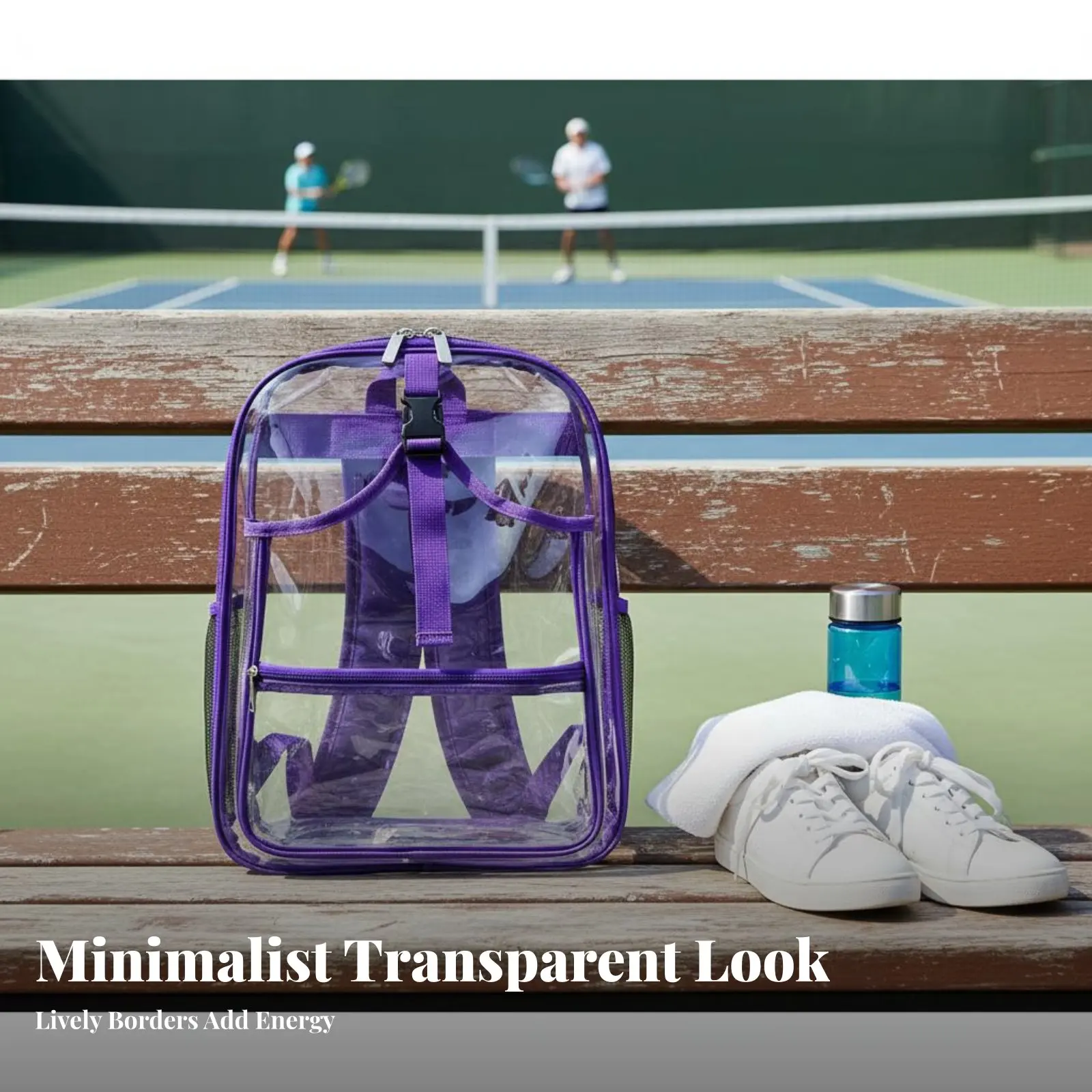 PVC Backpack Large Capacity Transparent Backpack Clear PVC Rucksack Multi-Compartment Transparent Bookbag Adjustable Straps
PVC Backpack Large Capacity Transparent Backpack Clear PVC Rucksack Multi-Compartment Transparent Bookbag Adjustable Straps