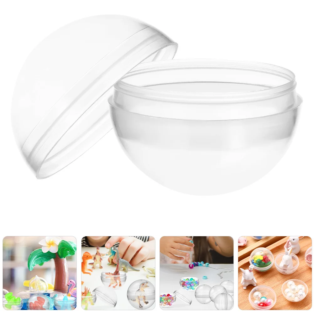 100pcs Transparent Gumball Capsules Clear Plastic Round Balls For Vending Machine Refills Party Favors Storage Reusable
100pcs Transparent Gumball Capsules Clear Plastic Round Balls For Vending Machine Refills Party Favors Storage Reusable