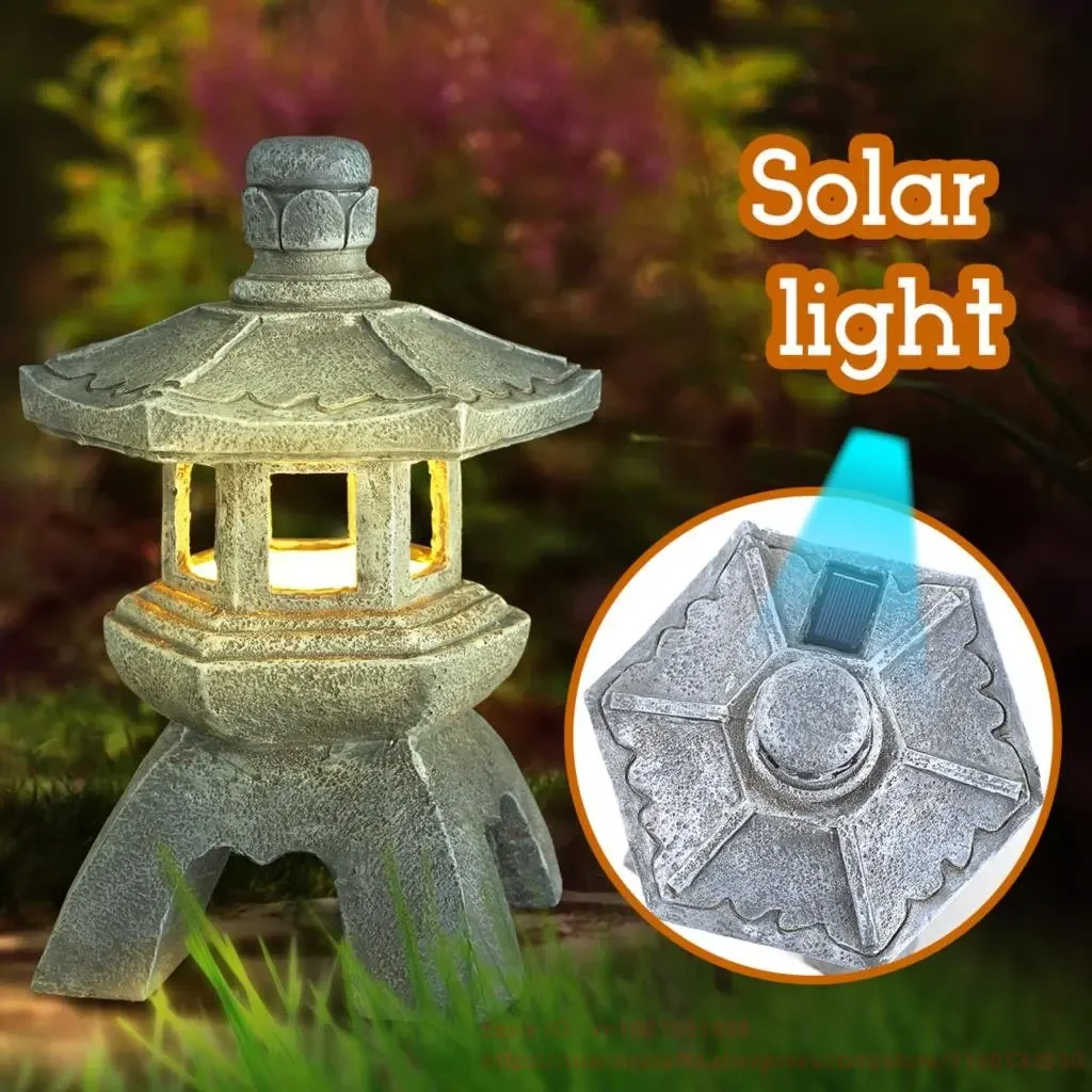 Outdoor Solar Zen Garden Lights Sculpture Lantern Pagoda Light Lamp Farmhouse Balcony Statue Home Yard Decoration
Outdoor Solar Zen Garden Lights Sculpture Lantern Pagoda Light Lamp Farmhouse Balcony Statue Home Yard Decoration