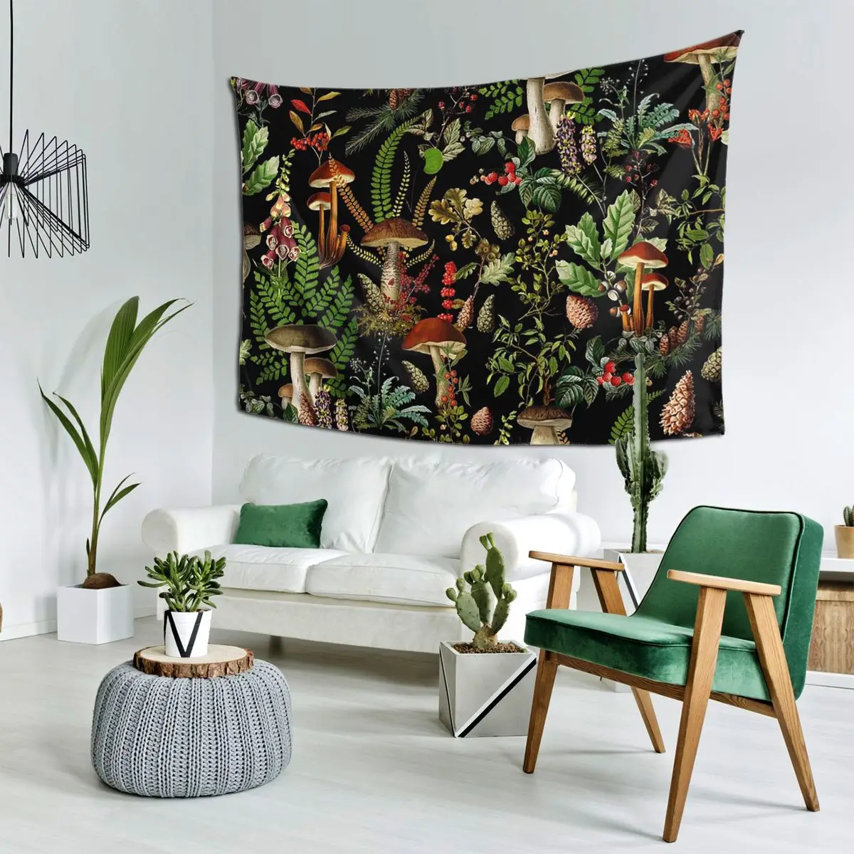 Vintage Midnight Mushrooms Forest Pattern - Black Botanical Night Garden Tapestry Wall Hanging Aesthetic Home Decor Tapestries
Vintage Midnight Mushrooms Forest Pattern - Black Botanical Night Garden Tapestry Wall Hanging Aesthetic Home Decor Tapestries
