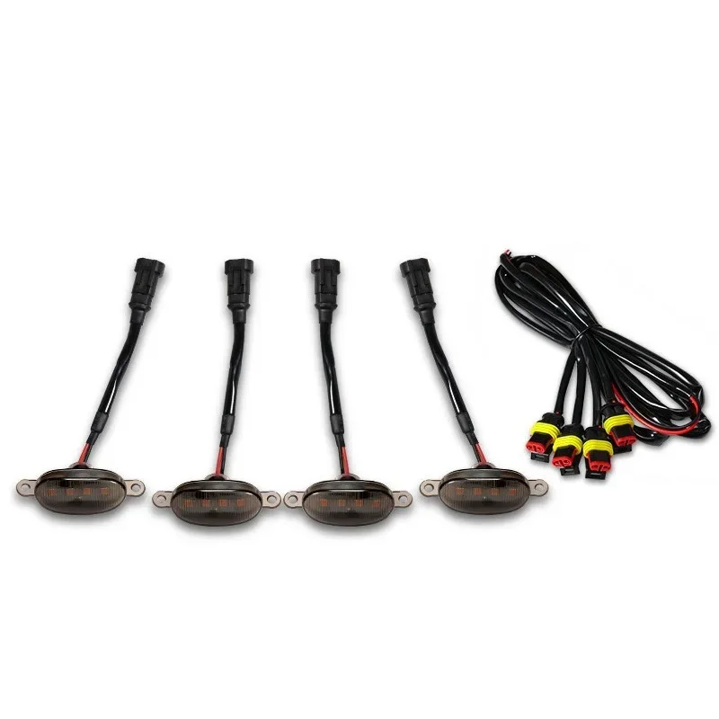 Lyr Automotive General LED Grille Light Yellow Amber Wiring Harness Daytime Running Grille Light Fog Light 4 Pieces/set
Lyr Automotive General LED Grille Light Yellow Amber Wiring Harness Daytime Running Grille Light Fog Light 4 Pieces/set