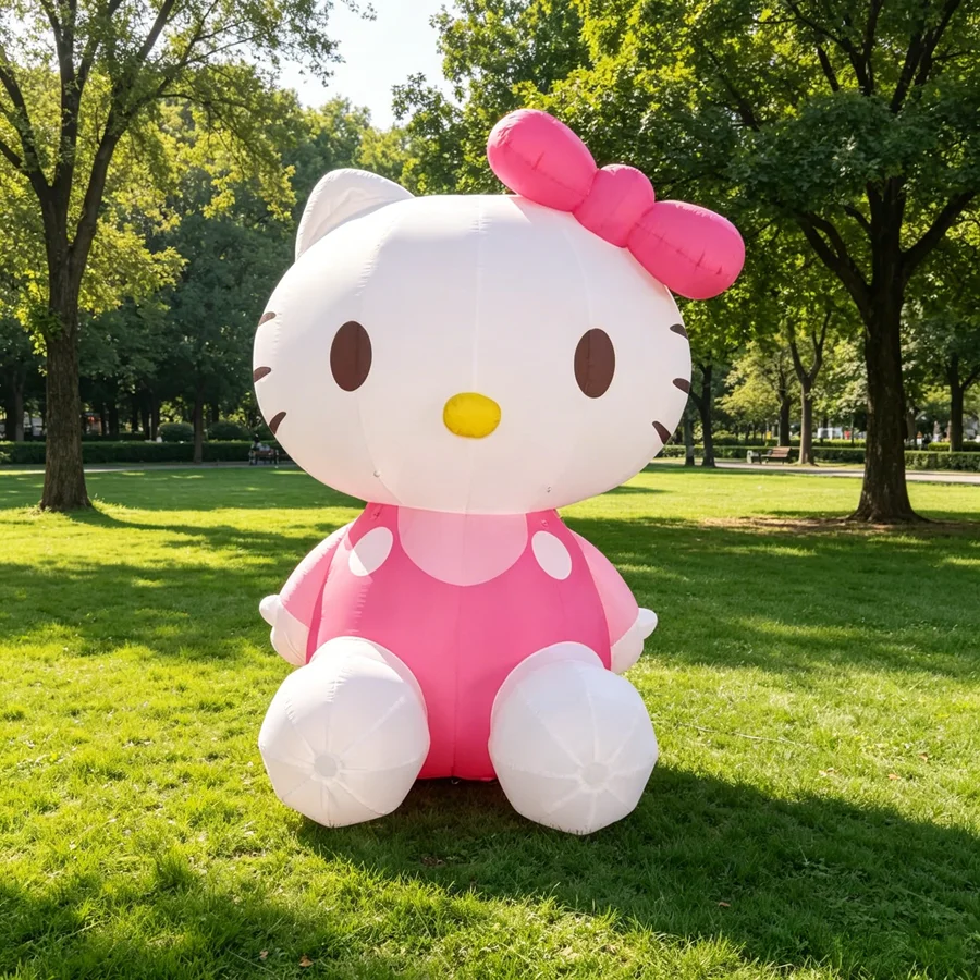 Giant Hello Kitty Inflatable Mascot Cartoon Character Inflatable Model for Mall Opening Outdoor Business Promotion Event Decor
Giant Hello Kitty Inflatable Mascot Cartoon Character Inflatable Model for Mall Opening Outdoor Business Promotion Event Decor
