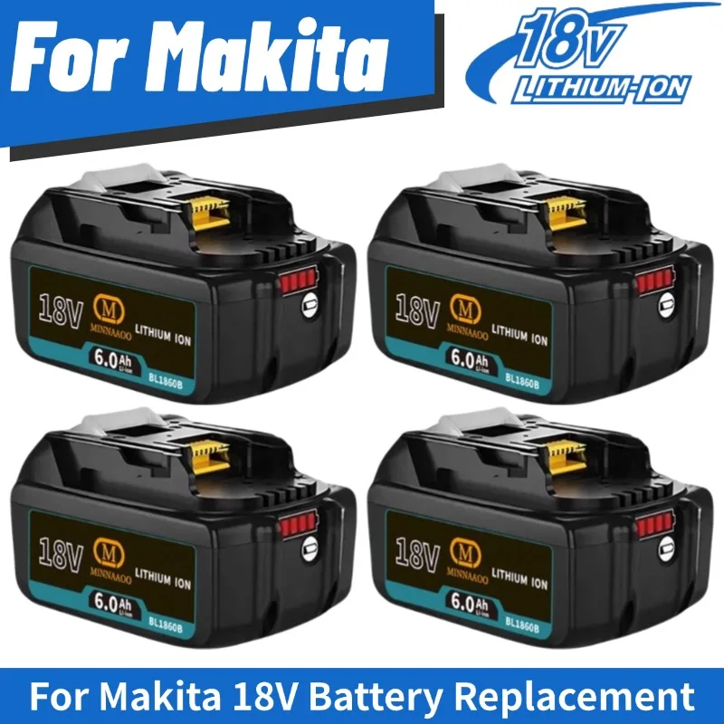 MINNAAOO For Makita 18V 6.0Ah Rechargeable Battery For Makita BL1830 BL1830B BL1840 BL1840B BL1850 BL1850B Power Tools Battery
MINNAAOO For Makita 18V 6.0Ah Rechargeable Battery For Makita BL1830 BL1830B BL1840 BL1840B BL1850 BL1850B Power Tools Battery
