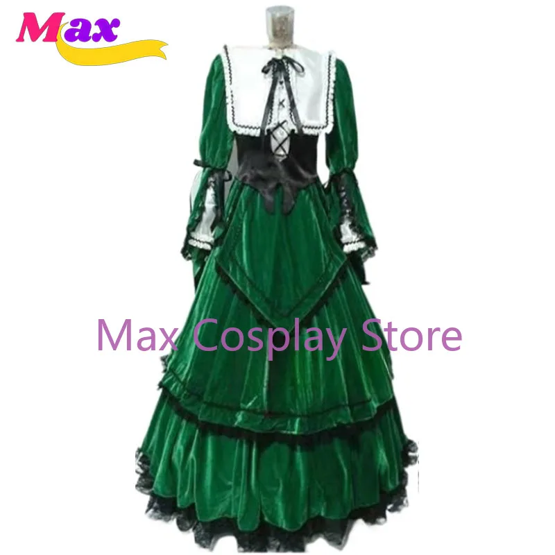 Max Cos индивидуальный заказ размер Amine Rozen Maiden Suiseiseki косплей костюм Suiseiseki платье Хэллоуин костюм женский
Max Cos индивидуальный заказ размер Amine Rozen Maiden Suiseiseki косплей костюм Suiseiseki платье Хэллоуин костюм женский