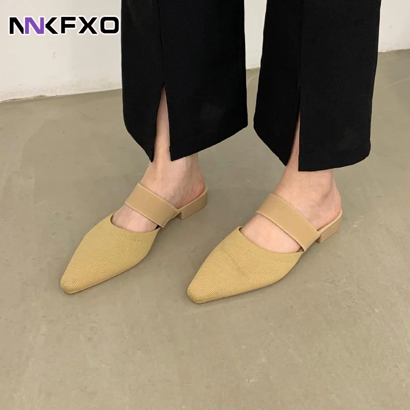 Spring Pointed Fashion Mesh Face Women's Half Slippers Casual Elegant Versatile Outdoor Flat Shoes
Spring Pointed Fashion Mesh Face Women's Half Slippers Casual Elegant Versatile Outdoor Flat Shoes