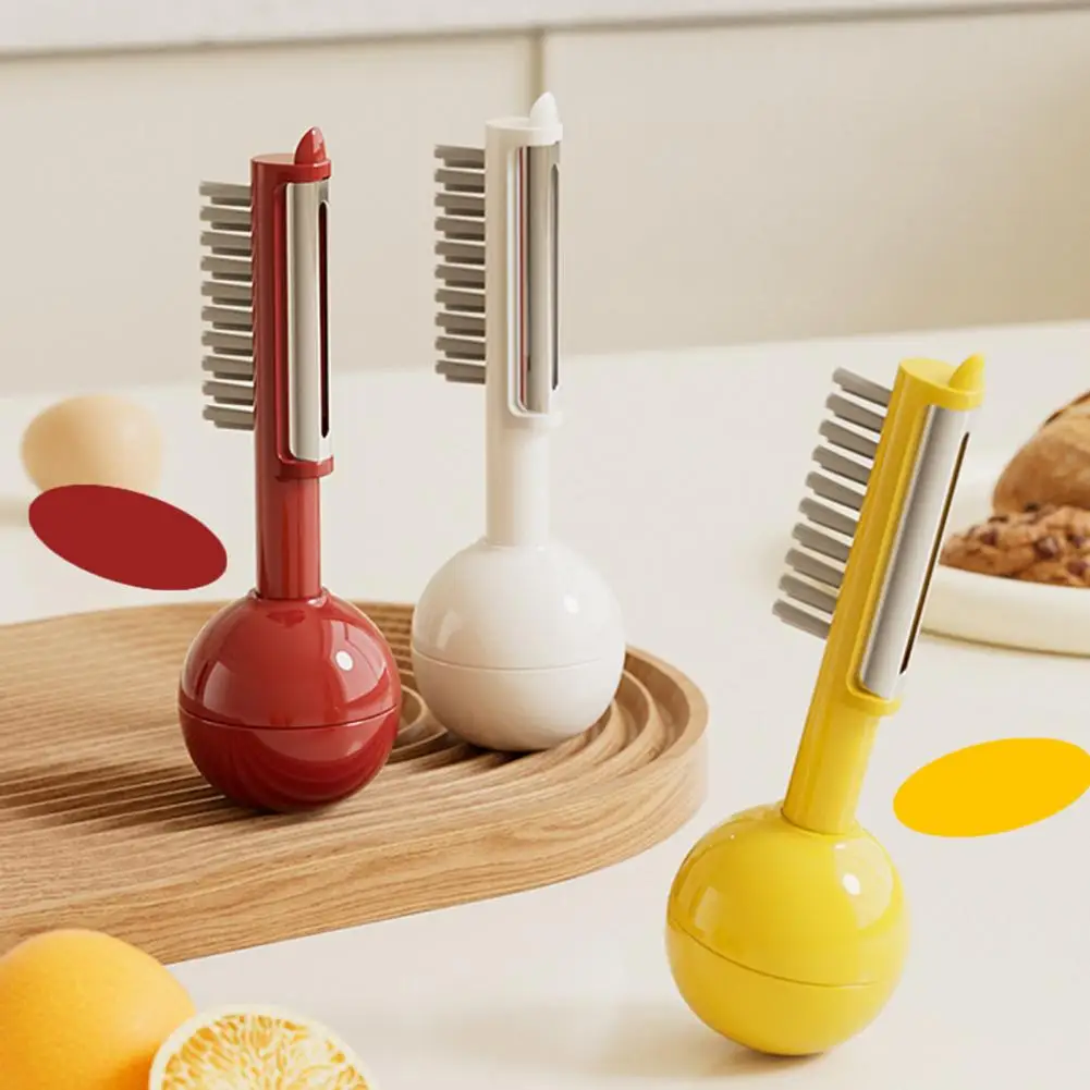 3-in-1 Self-Standing Vegetable Peeler with Brush Sharp Stainless Steel Ergonomic Handle Kitchen Gadget for Potato Carrot Fruit
3-in-1 Self-Standing Vegetable Peeler with Brush Sharp Stainless Steel Ergonomic Handle Kitchen Gadget for Potato Carrot Fruit