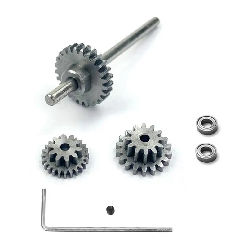 B78B-5X Metal Transmission Gear With D Axis Gearbox Steel Gears Set For WPL D12 1/10 RC Car Upgrade Parts Accessories
B78B-5X Metal Transmission Gear With D Axis Gearbox Steel Gears Set For WPL D12 1/10 RC Car Upgrade Parts Accessories