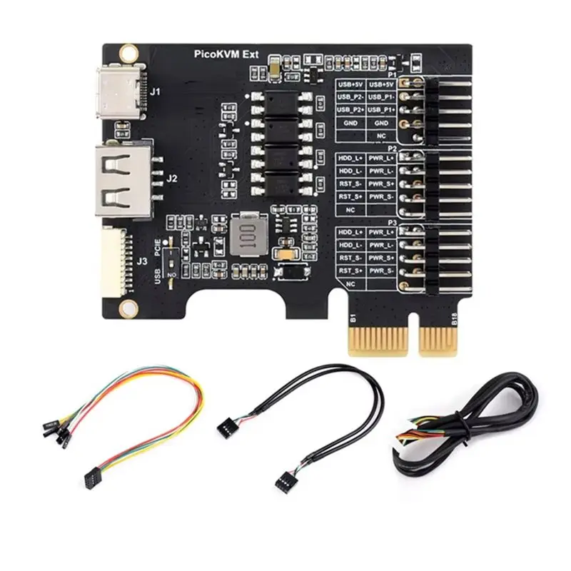 YSS-Remote Power Management Card For Picokvm Ext Pcie Expansion Board Pcie USB Module For Luckfox Picokvm KVM-Over-IP Control Mo