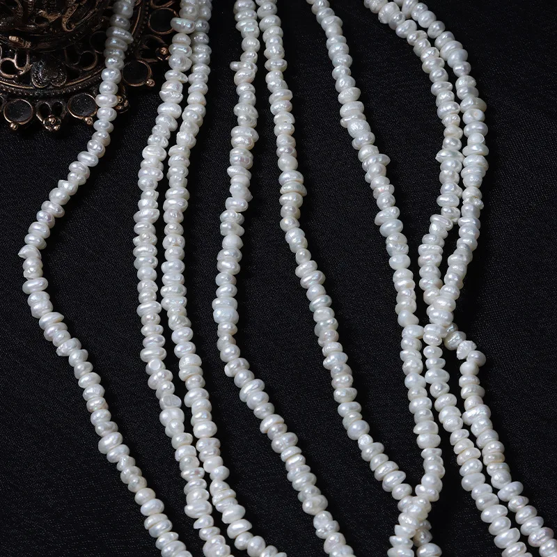 Natural Freshwater Irregular Pearl 3-4mm 35cmDIY Accessory Material (Not Directly Worn Products)
Natural Freshwater Irregular Pearl 3-4mm 35cmDIY Accessory Material (Not Directly Worn Products)