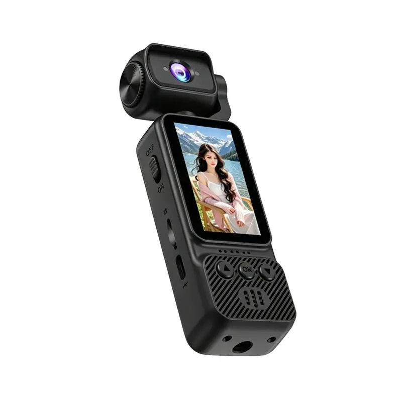 New Arrivals-Auto Focus 4K HD Wifi Action Camera With 180-Degree Rotating Lens For Travel Driver Recorder And Vlogging(8G Card)
New Arrivals-Auto Focus 4K HD Wifi Action Camera With 180-Degree Rotating Lens For Travel Driver Recorder And Vlogging(8G Card)