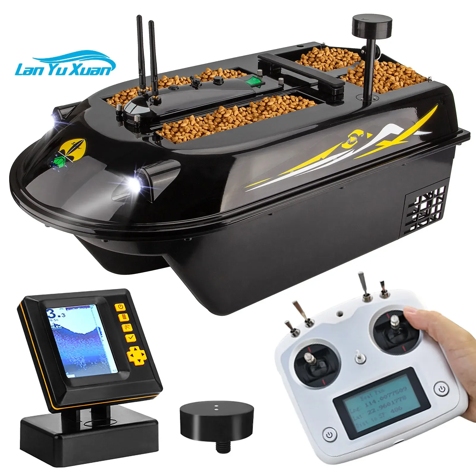 2022 new design bait boat gps autopilot 600m Remote Control Sea Fishing Bait Boat with Fish Find
2022 new design bait boat gps autopilot 600m Remote Control Sea Fishing Bait Boat with Fish Find