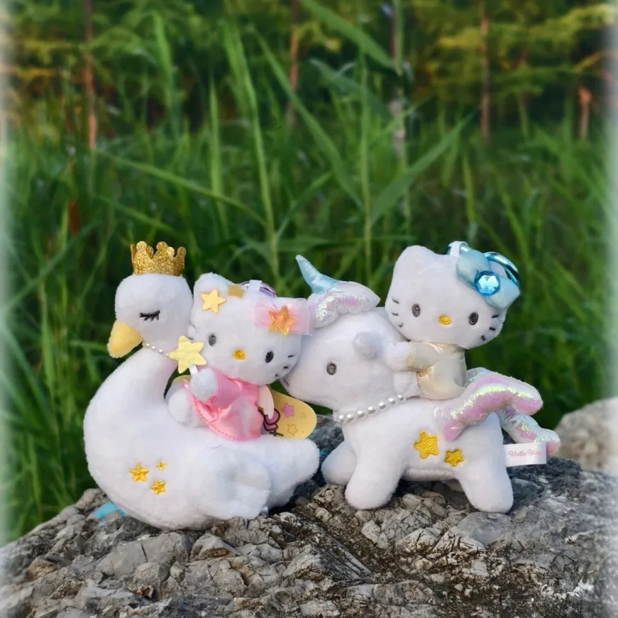 Плюшевый брелок Sanrio Hello Kitty «Лебедь-единорог», милый аниме-аксессуар для сумки
Плюшевый брелок Sanrio Hello Kitty «Лебедь-единорог», милый аниме-аксессуар для сумки