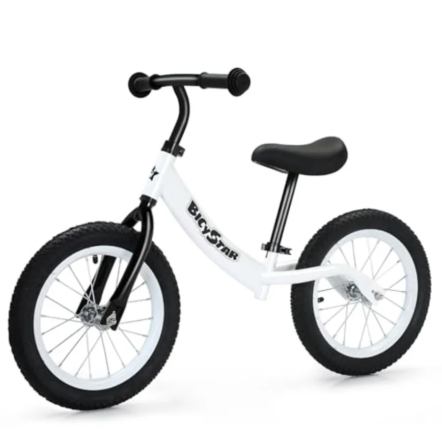 14 Inch Toddler Balance Bike for 3-6 Year Old with Real Rubber Air Tires No Pedal Bike featuring Adjustable Seat Handlebar Foot
14 Inch Toddler Balance Bike for 3-6 Year Old with Real Rubber Air Tires No Pedal Bike featuring Adjustable Seat Handlebar Foot