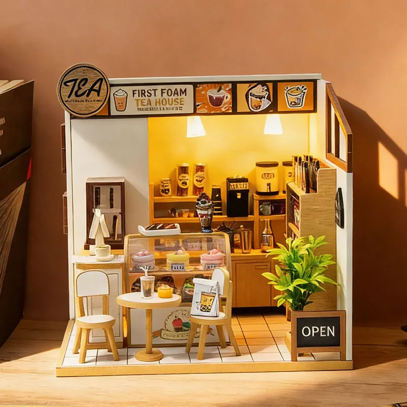 DIY Miniature Dollhouse Kit 3D Puzzle Building Block Sets Assembly Model Creative Room Bedroom Decoration Kids Adults For Gifts
DIY Miniature Dollhouse Kit 3D Puzzle Building Block Sets Assembly Model Creative Room Bedroom Decoration Kids Adults For Gifts