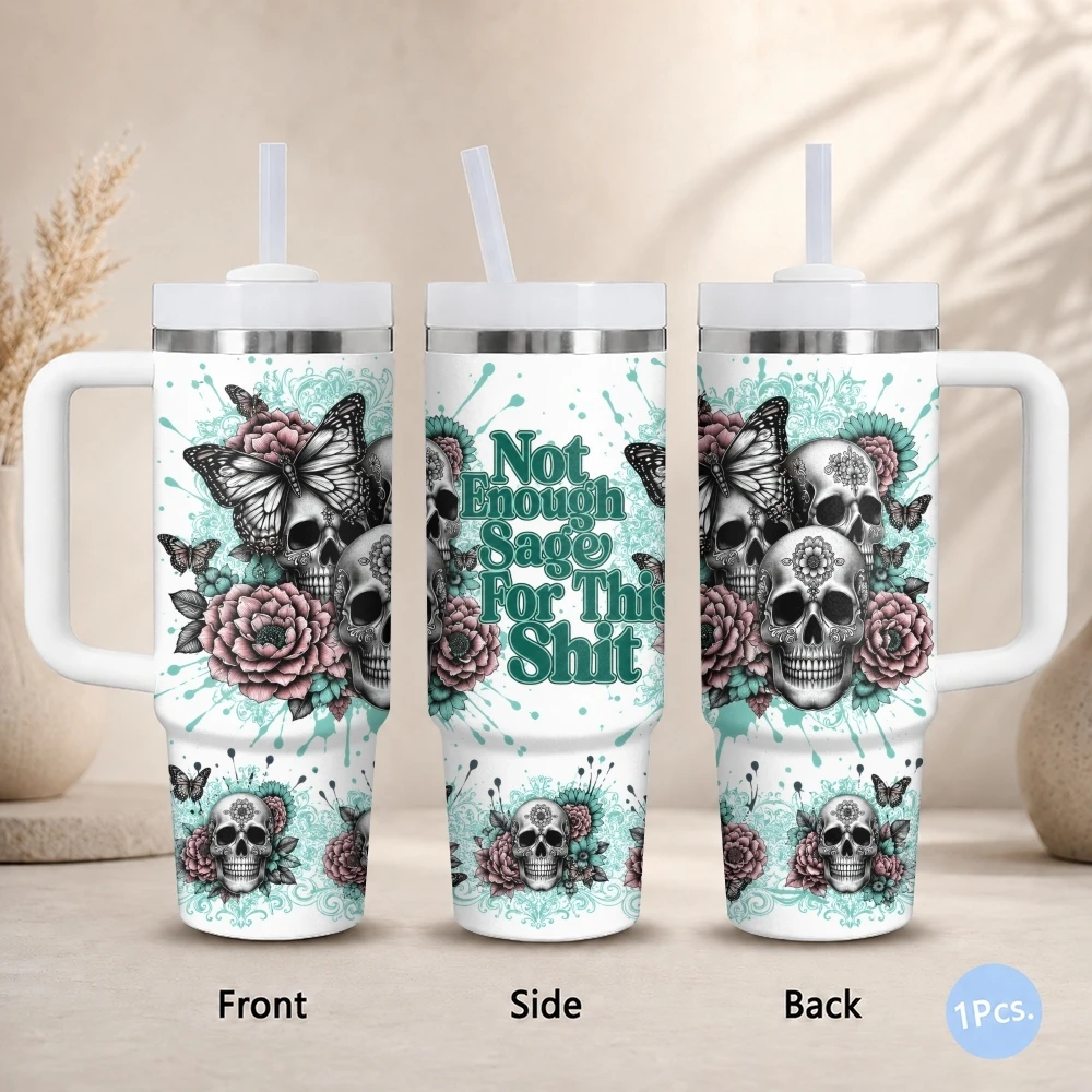 Not Enough Sage For This Vacuum Flasks 40oz Thermal Stainless Steel Tumbler with Handle Straw Leakproof Mug
Not Enough Sage For This Vacuum Flasks 40oz Thermal Stainless Steel Tumbler with Handle Straw Leakproof Mug