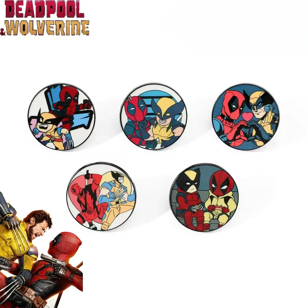 Movie Deadpool Wolverine Brooch Superhero Metal Enamel Pin Anime Peripheral Badge Backpack Accessories Jewelry Birthday Gift
Movie Deadpool Wolverine Brooch Superhero Metal Enamel Pin Anime Peripheral Badge Backpack Accessories Jewelry Birthday Gift
