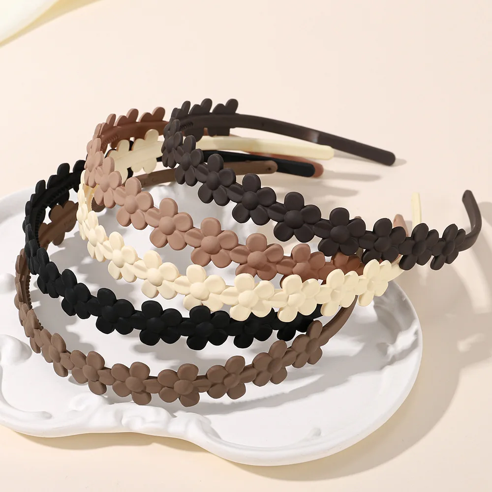 Plastic Frosted Headbands Sweet Floral Non Slip Hair Band for Washing Face Makeup hair accessories headbands for women
Plastic Frosted Headbands Sweet Floral Non Slip Hair Band for Washing Face Makeup hair accessories headbands for women