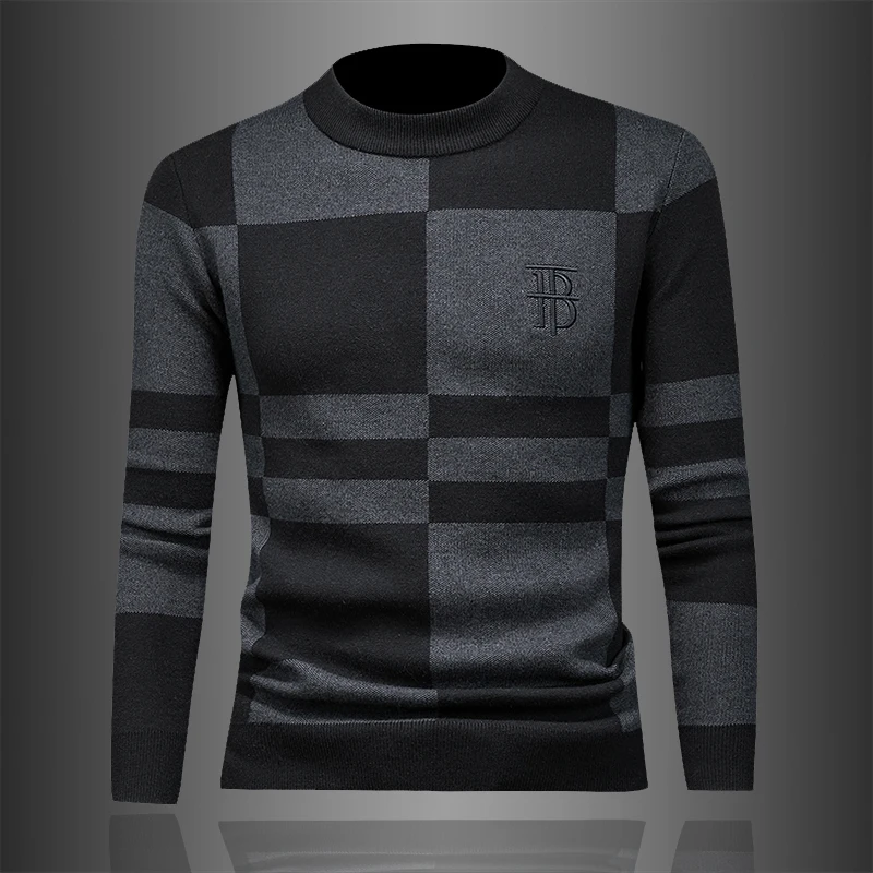 Модный утепленный мужской зимний свитер с воротником-стойкой, из смесовой шерсти, с длинным рукавом, базовый слой, молодежный стиль
Модный утепленный мужской зимний свитер с воротником-стойкой, из смесовой шерсти, с длинным рукавом, базовый слой, молодежный стиль