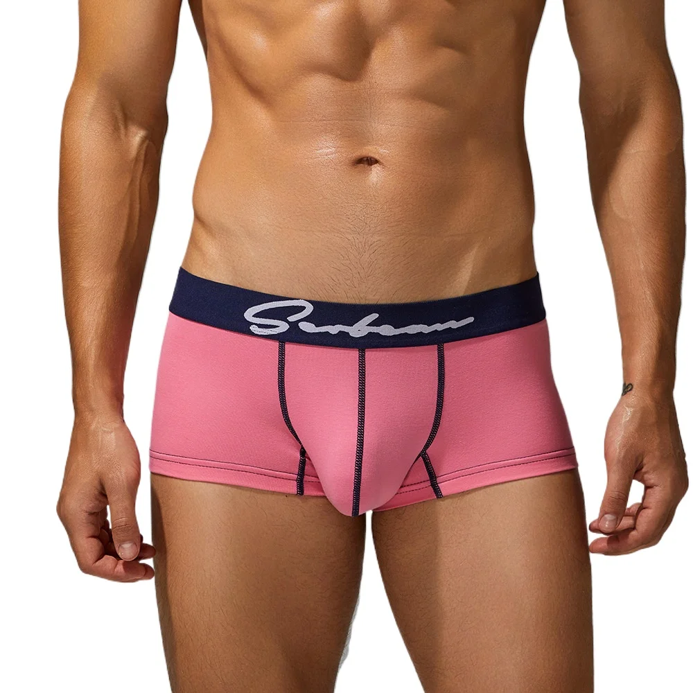 Cotton Bulge Boxer Briefs for Men Sexy U-Convex Pouch Boxy Underwear Comfort Soft Breathable Sports Underpants Daily Wear Trunks
Cotton Bulge Boxer Briefs for Men Sexy U-Convex Pouch Boxy Underwear Comfort Soft Breathable Sports Underpants Daily Wear Trunks