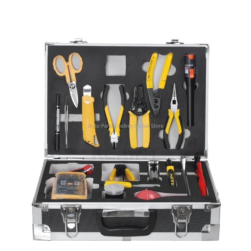 KEXINT FFTH Optical Fiber Toolbox Optical Fiber Welding Toolbox Suitcase Optical Fiber Toolbox
KEXINT FFTH Optical Fiber Toolbox Optical Fiber Welding Toolbox Suitcase Optical Fiber Toolbox