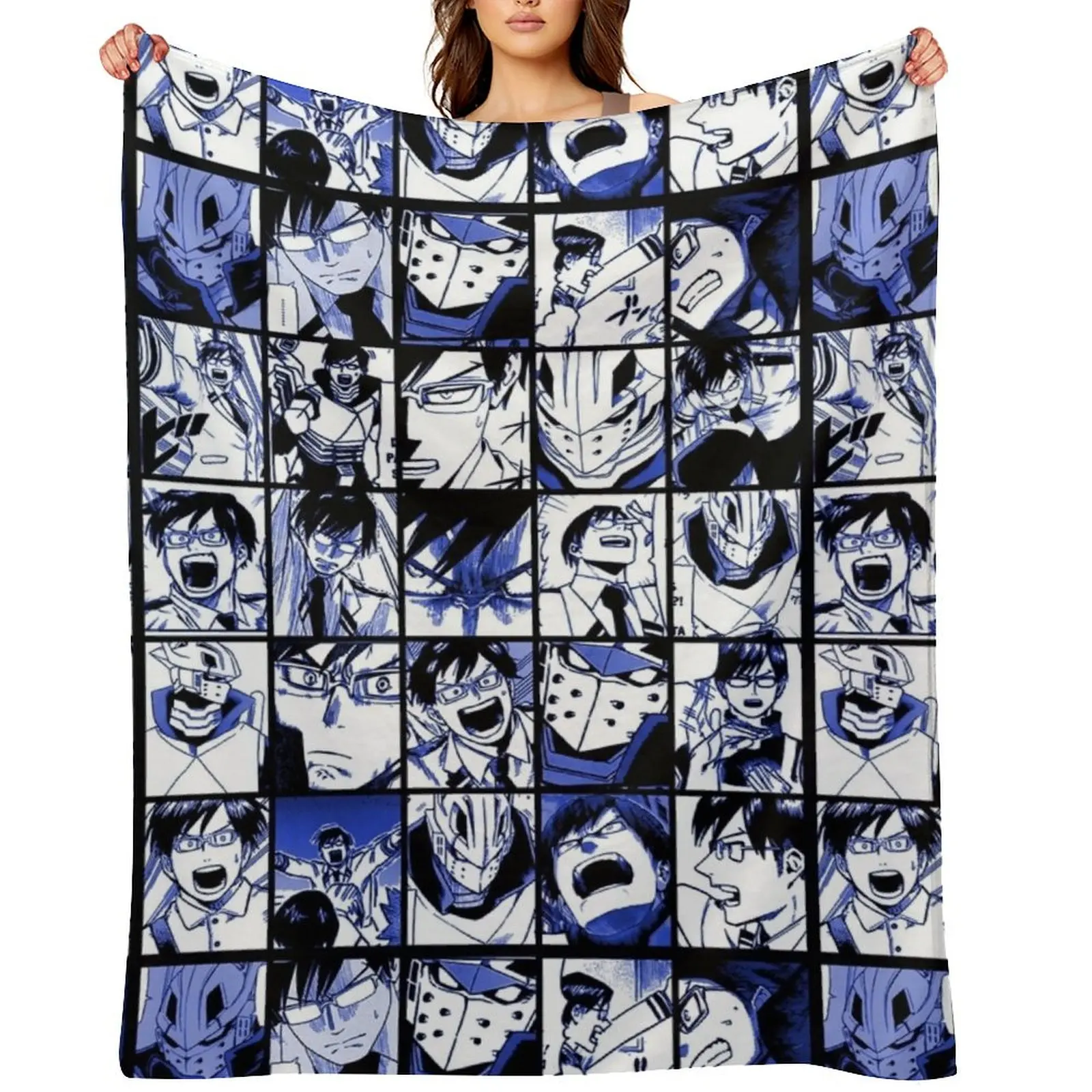Iida hero - MHA collage manga panels Throw Blanket Camping Luxury Thicken Shaggy warm for winter Blankets
Iida hero - MHA collage manga panels Throw Blanket Camping Luxury Thicken Shaggy warm for winter Blankets