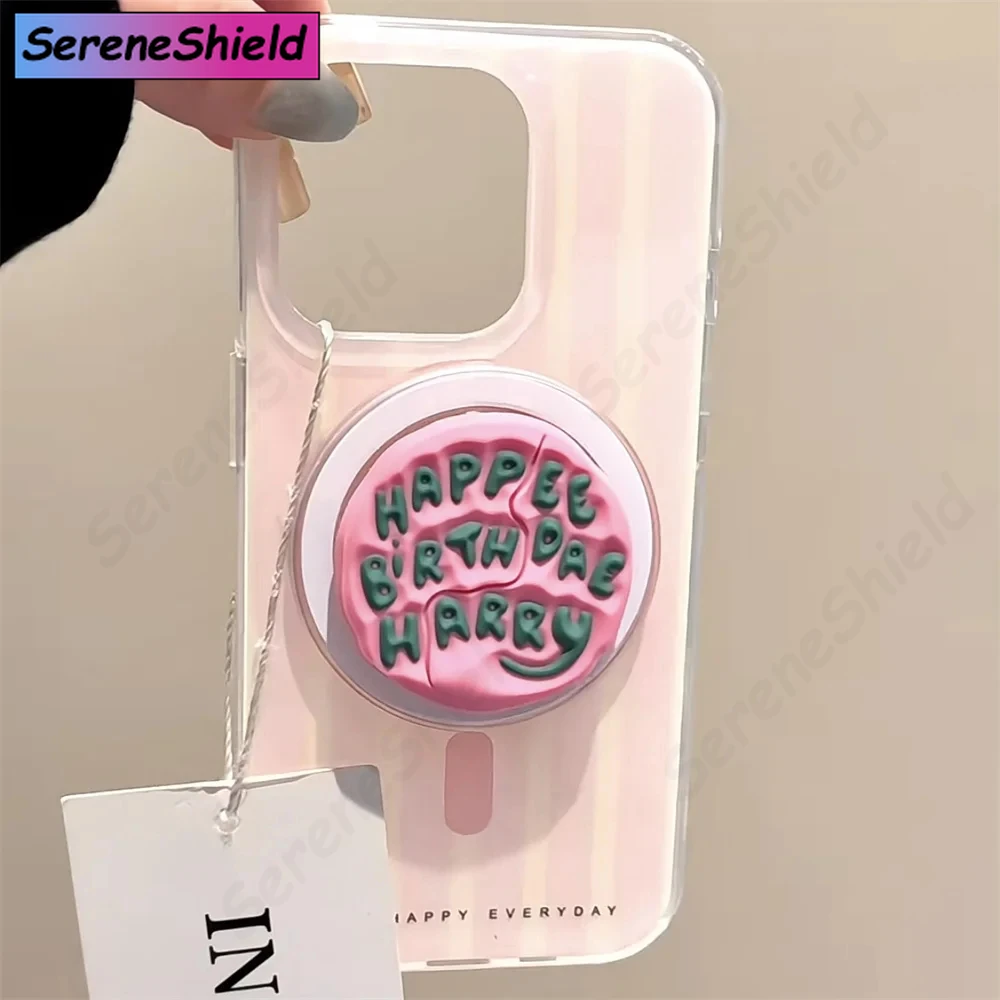 Магнитный держатель-подставка INS Cute English Letter Pink для iPhone 17 16 и iPad, совместимый с MagSafe, Smart Tok Bracket
Магнитный держатель-подставка INS Cute English Letter Pink для iPhone 17 16 и iPad, совместимый с MagSafe, Smart Tok Bracket