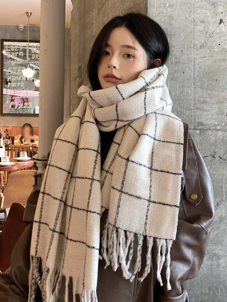 Women Winter Knitted Scarf Headscarf Ladies Men Casual Classic Plaid Tassel Scarve Mujer Male Foulard Long Wrap Shawl New Unisex
Women Winter Knitted Scarf Headscarf Ladies Men Casual Classic Plaid Tassel Scarve Mujer Male Foulard Long Wrap Shawl New Unisex