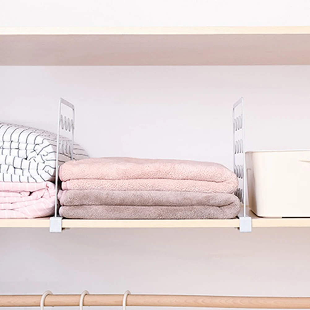 6 Pcs Storage Shelving Partition Wardrobe Separators Clothing Rack Grey Shelf Divider Closet Dividers
6 Pcs Storage Shelving Partition Wardrobe Separators Clothing Rack Grey Shelf Divider Closet Dividers
