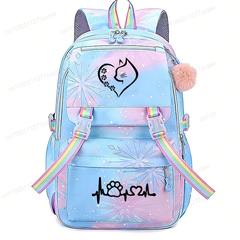 Cat in Heart Anime Trendy Women's Minimalist Backpack Versatile Backpack Large Capacity Student Backpack Computer Travel Bag
Cat in Heart Anime Trendy Women's Minimalist Backpack Versatile Backpack Large Capacity Student Backpack Computer Travel Bag