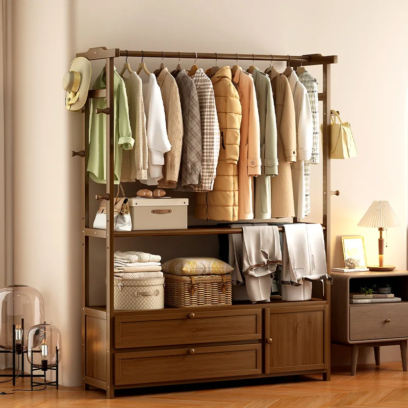 Simple coat rack Bedroom household floor hanger Nanzhu bold hanging clothes rack storage display rack
Simple coat rack Bedroom household floor hanger Nanzhu bold hanging clothes rack storage display rack