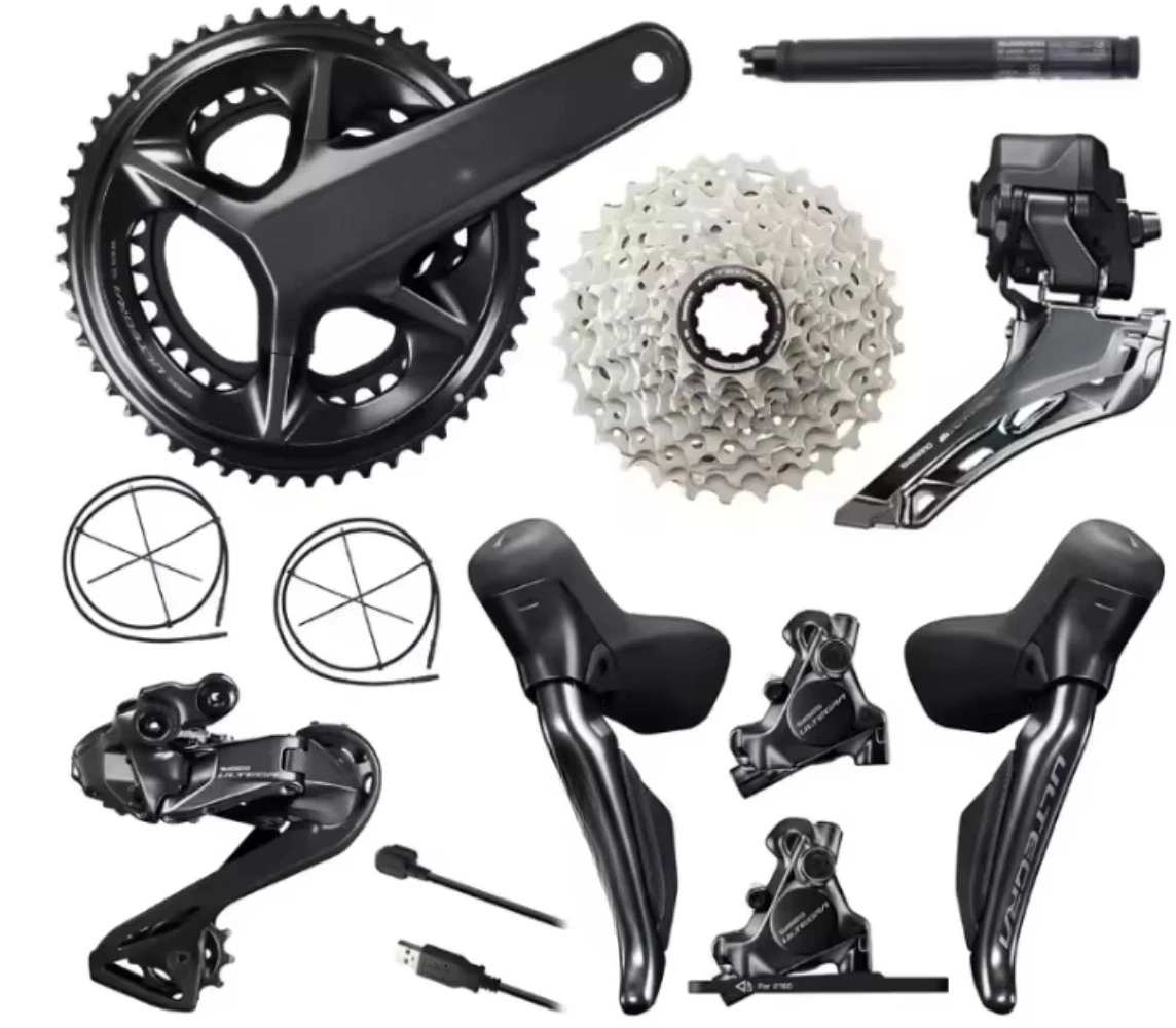 Di2 R8170 2x12 Speed Road Disc Brake Groupset Alloy Rear Derailleur and Disc Brake R8100