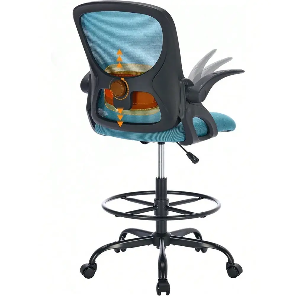 Chair With 4D MultiAdjustable Backrest, Tall Office Chair 19.7 27.6 Seat Height, Ergonomic Standing Desk Chair With FlipUp Arms
Chair With 4D MultiAdjustable Backrest, Tall Office Chair 19.7 27.6 Seat Height, Ergonomic Standing Desk Chair With FlipUp Arms