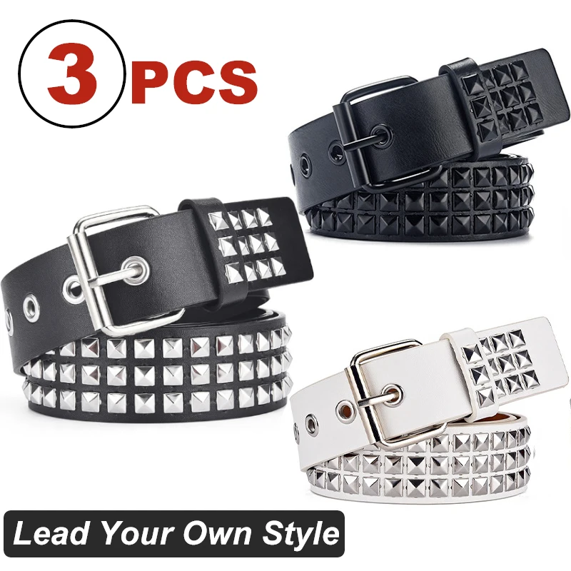 Square Bead Rivet Belt Men Women Metal Pyramid Belt New Fashion Nightclub Rock Style Y2K Belt Punk Hardware Jeans Belt
Square Bead Rivet Belt Men Women Metal Pyramid Belt New Fashion Nightclub Rock Style Y2K Belt Punk Hardware Jeans Belt