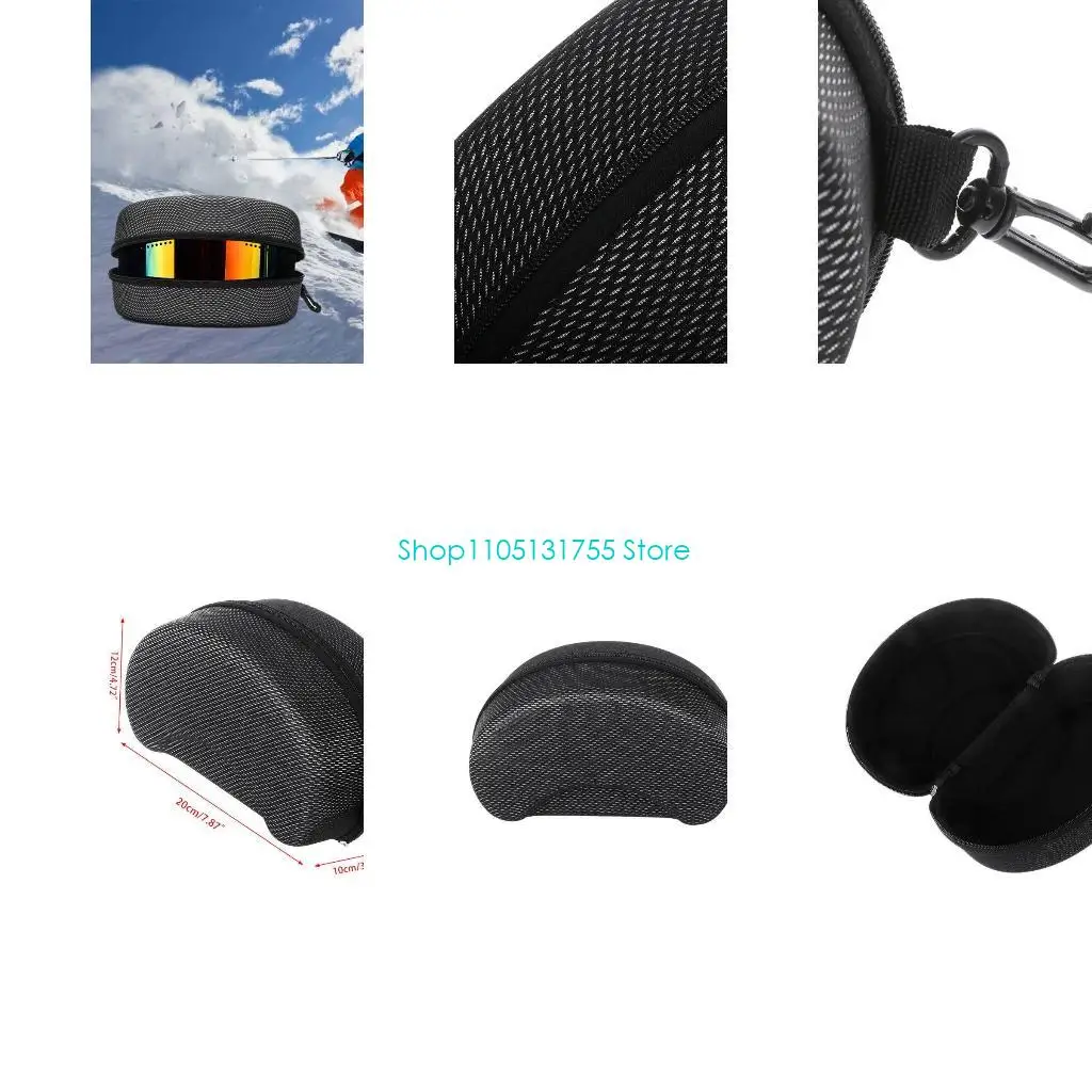 K0EF Protective EVA Ski Goggle for Case Sunglasses Carrying Zipper Buckle Hard Bo
K0EF Protective EVA Ski Goggle for Case Sunglasses Carrying Zipper Buckle Hard Bo