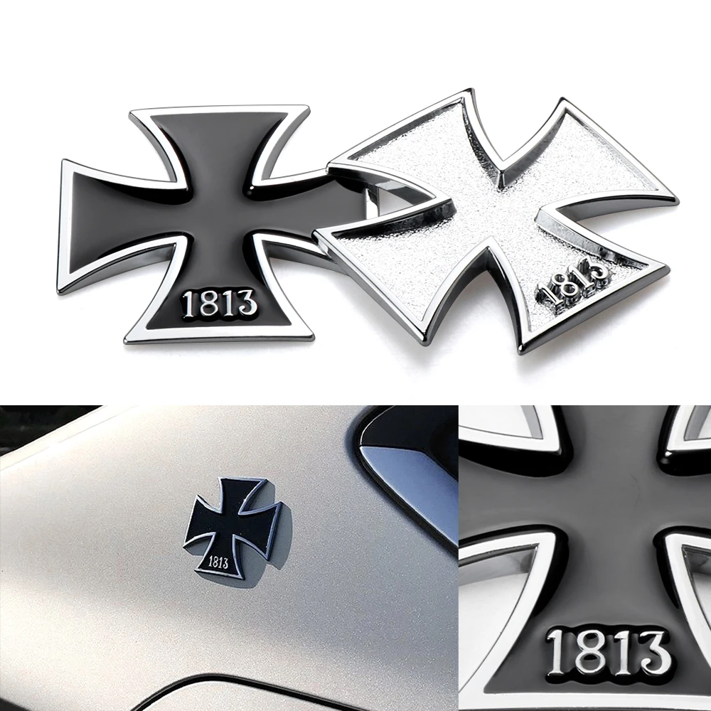 3D Metal 1813 Cross Badge Car Rear Trunk Tail Emblem Body Sticker for Chevrolet Lada Cadillac Renault Toyota Suzuki Nissan Volvo
3D Metal 1813 Cross Badge Car Rear Trunk Tail Emblem Body Sticker for Chevrolet Lada Cadillac Renault Toyota Suzuki Nissan Volvo