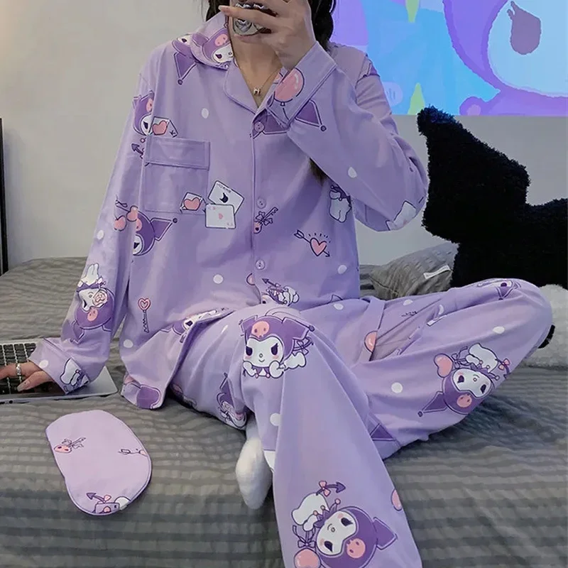 New Sanrio Spring Casual Comfortable Pajamas Set Kulomie Homewear Sanrio Homewear Cute Cartoon Kulomie Casual Pajamas
New Sanrio Spring Casual Comfortable Pajamas Set Kulomie Homewear Sanrio Homewear Cute Cartoon Kulomie Casual Pajamas