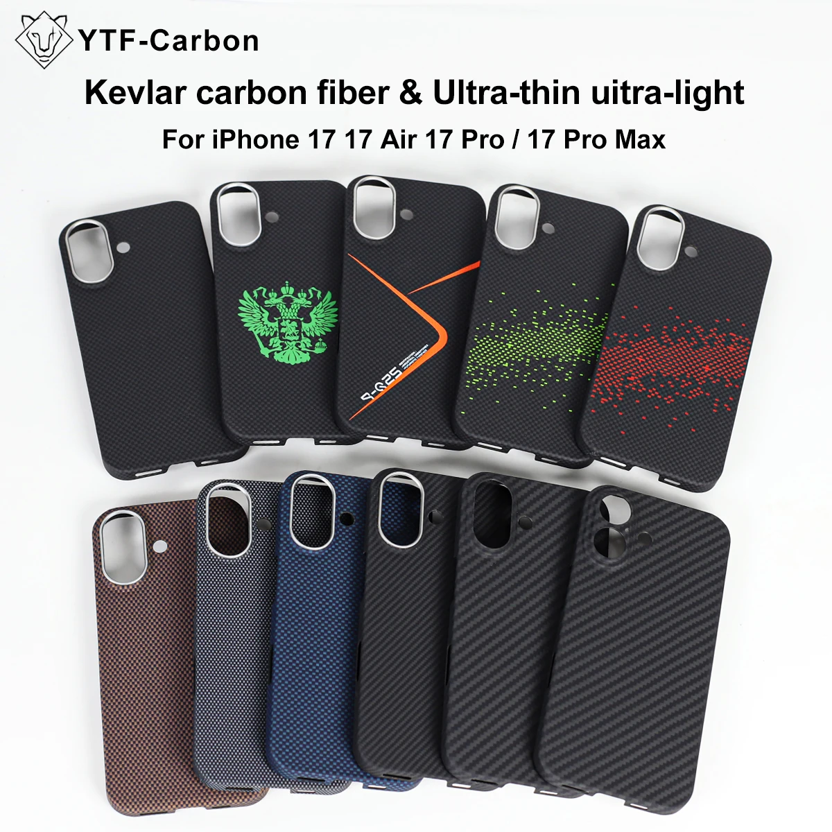 YTF-Carbon Magnetic Case For iPhone 17 17Pro Aramid Carbon Fiber Cover For Magsafe 17ProMax 17Air Cover Mobile Phone Accessories
YTF-Carbon Magnetic Case For iPhone 17 17Pro Aramid Carbon Fiber Cover For Magsafe 17ProMax 17Air Cover Mobile Phone Accessories