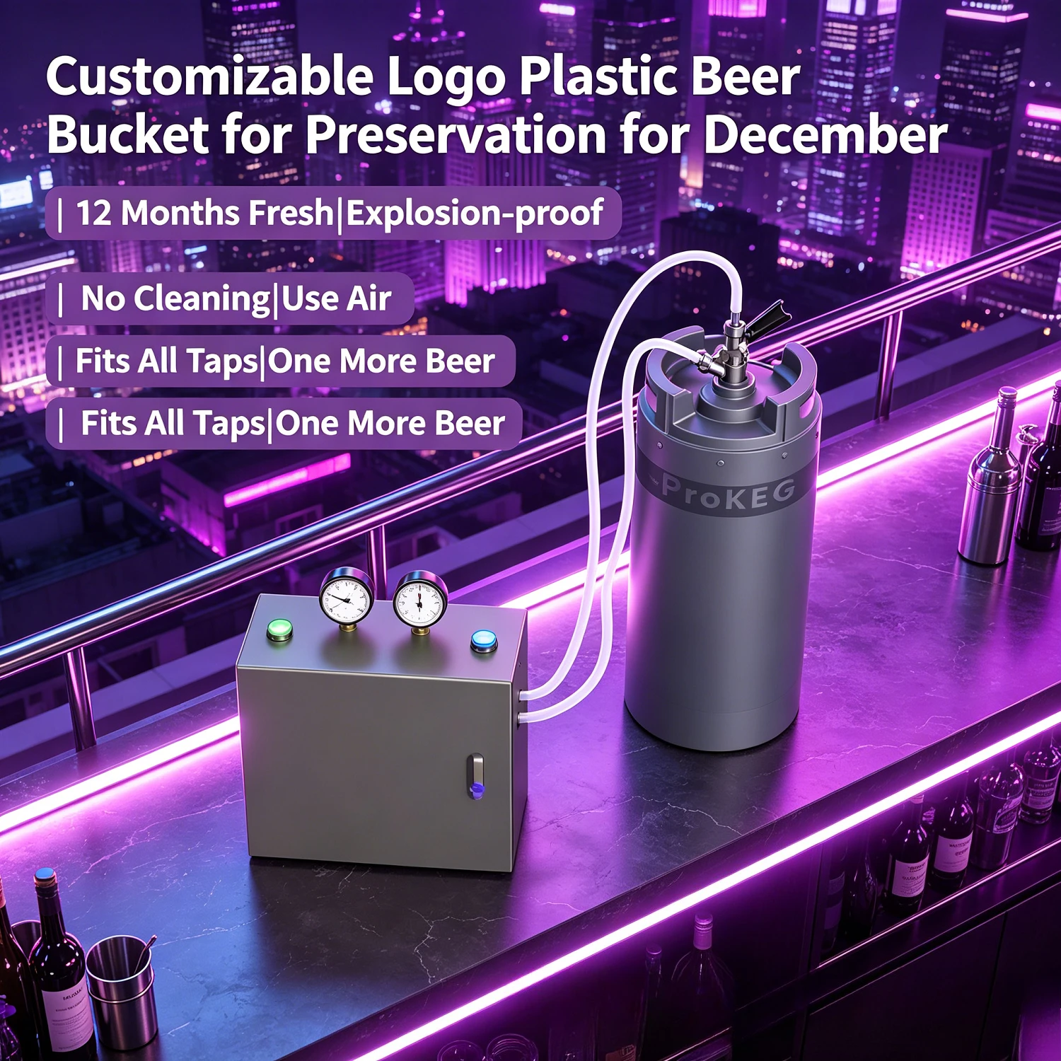 2026 Factory Direct Custom Portable Beer Keg Logo Color Structure for Home Camping Party Sample Link Available
2026 Factory Direct Custom Portable Beer Keg Logo Color Structure for Home Camping Party Sample Link Available