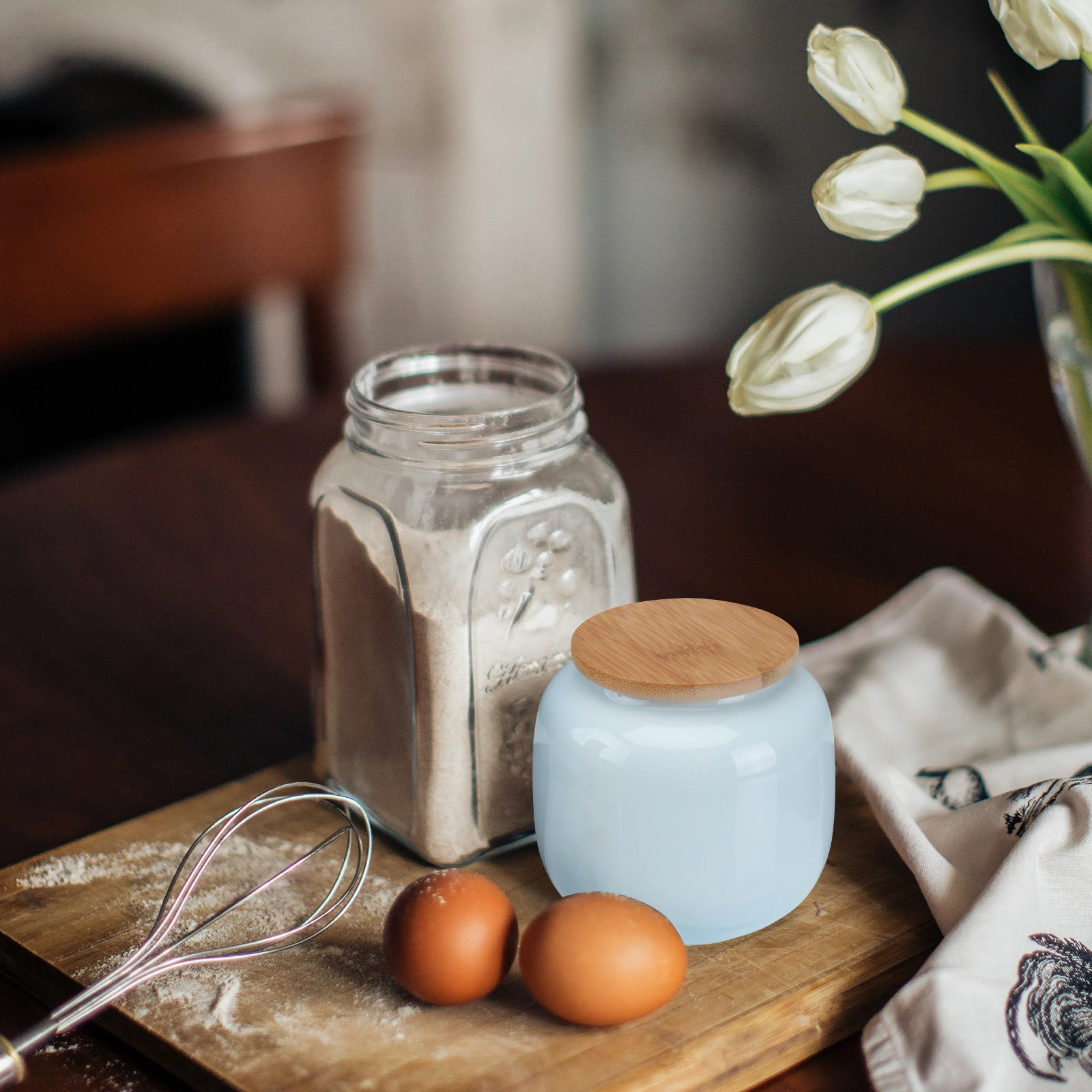 1pc Ceramic Tea Storage Can Sealed Food Container Lid Waterproof Jar For Tea Leaves Candy Snack Home Storage Container
1pc Ceramic Tea Storage Can Sealed Food Container Lid Waterproof Jar For Tea Leaves Candy Snack Home Storage Container